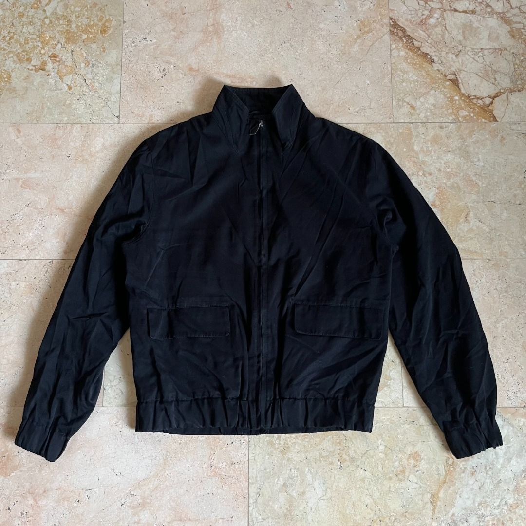 Vintage Hermes GoatSkin Lining Blouson Jacket (Category: Coats, Jackets and Outerwear) located in Quezon. Submitted by _babypluto (Listing ID 1446629407, Image 1). Description: Size on tag: 54 Flaw: None Dimensions: L: 23.5 W: 25.5 SL: 26 Note: actual color of the item may change due to lighting. Nego for serious buyer.