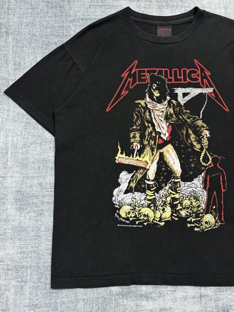 Vintage Metallica 1994 "Unforgiven" (Category: Tshirts & Polo Shirts ) located in Manila. Submitted by members-only (Listing ID 1446627478, Image 2). Description: Vintage Metallica 1994 "Unforgiven" Size: XL Dimes: 24 x 29 Made In USA Still in very good condition for its age Flaws: 3 small holes in front (lower part) Check pics for details direct message for more details📩.