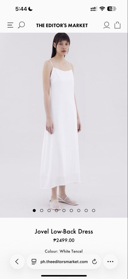 White Linen Maxi Dress (Category: Dresses) located in Manila. Submitted by ag_cleanup (Listing ID 1446346862, Image 1). Description: - got it for 2000+ - worn only twice.