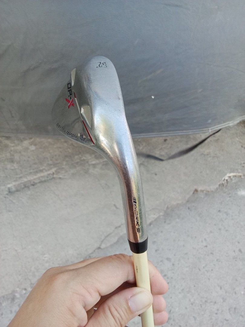 Works DR-X 52° wedge (Category: Golf) located in San Pedro. Submitted by trisheljas_japansurplus (Listing ID 1446686747, Image 2). Description: 📍For Sale📍 Works DR-X 52° wedge Easy Spin Performance works Golf Grip location 📍 Filinvest Homesite barangay bagong silang san pedro laguna 📍.