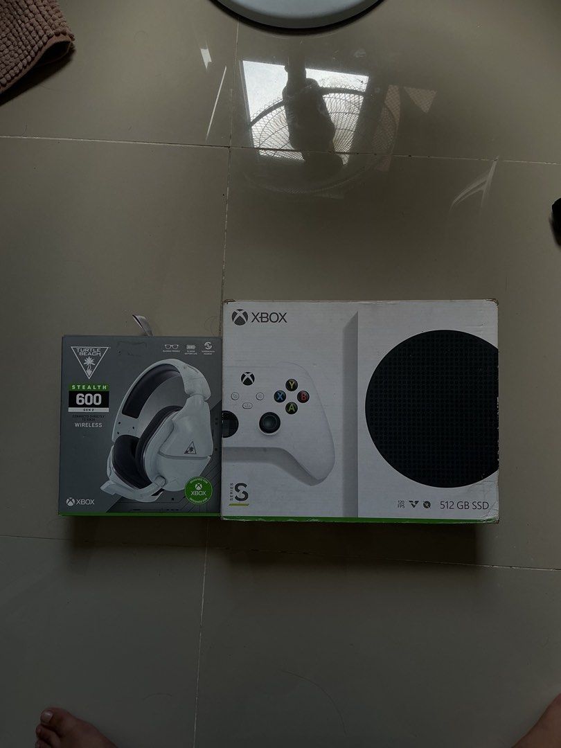 Xbox Series S take all (Category: Xbox) located in Las Pinas. Submitted by mke.arts (Listing ID 1446548495, Image 2). Description: XBOX Series S - with Turtle Beach WIRELESS Headset - with 2 controllers - with account full of games (ibibigay ko email and pass, ichange email and pass mo agad upon meetup) - complete cables, ipplug nalang good to go na 16k Bagong bago pa minsan lang magamit pag rest day, minsan hindi pa. Di ka na talo, sa headset pa