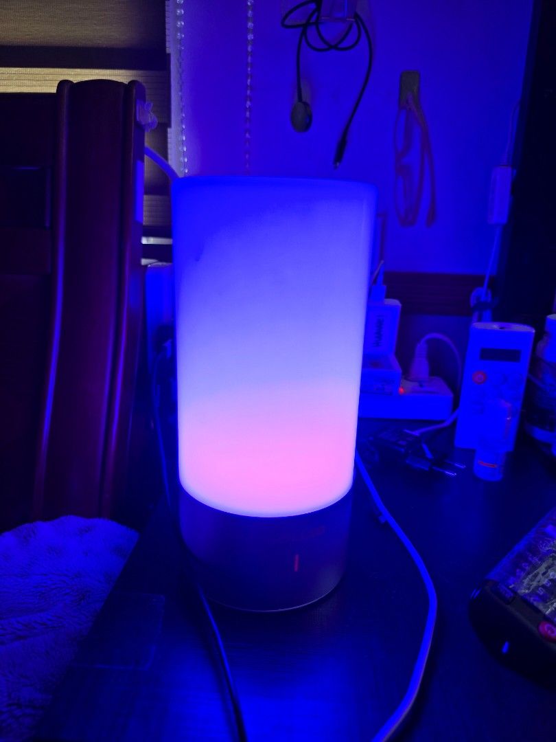 Smart LED Desk Lamp - White (Category: Lighting) located in Caloocan City. Submitted by mluck (Listing ID 1446638188, Image 1). Description: - Can change to various colors (blue, pink, green, white, violet etc) - Perfect for mood lighting or as a bedside lamp - Fully functional and tested - Includes original power adapter.