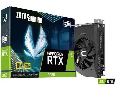 ZOTAC GAMING GeForce RTX 3050 SOLO 6GB Graphics Card