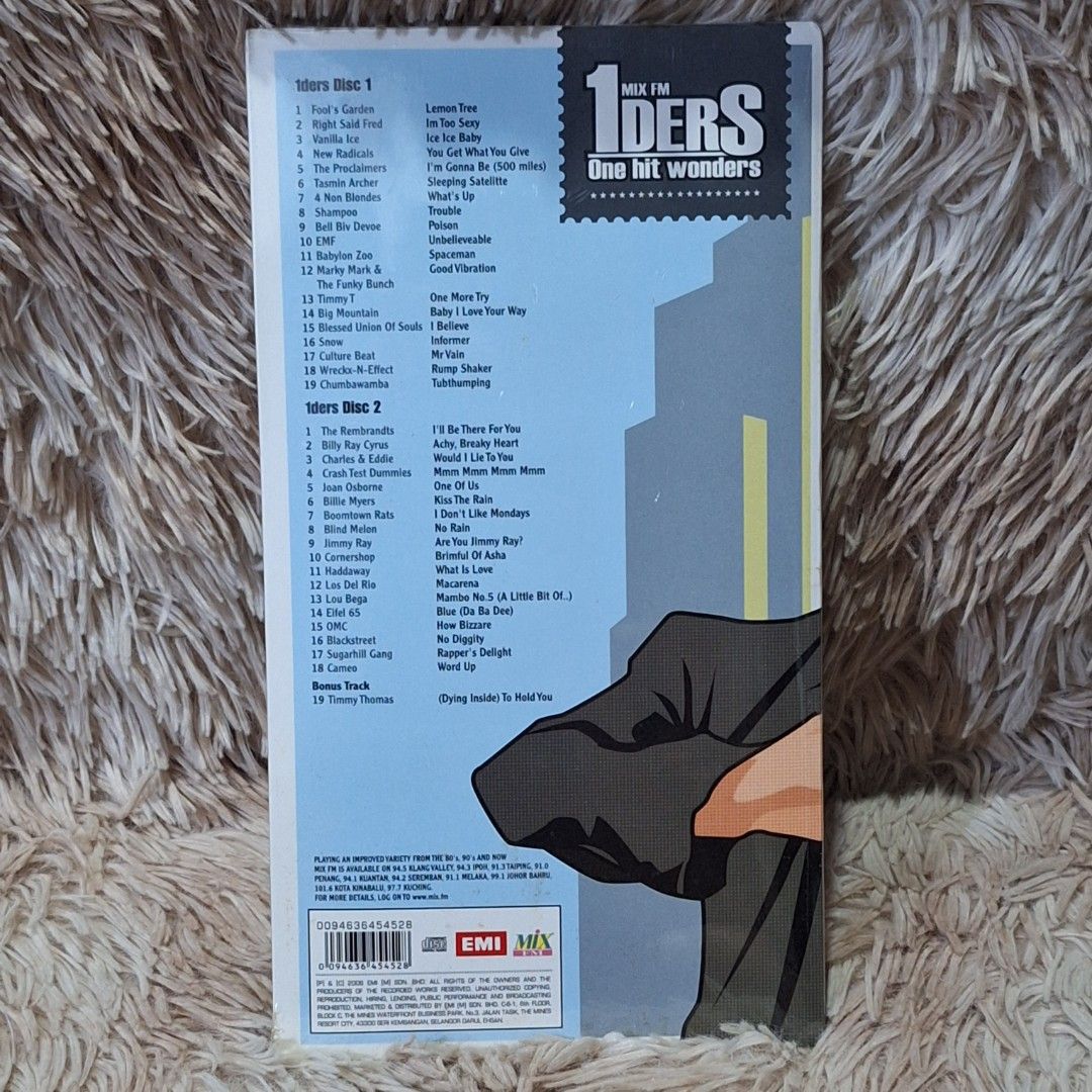 1 hit wonders 2cd sealed (Category: CDs & DVDs) located in Caloocan City. Submitted by collectionsitems (Listing ID 1441747525, Image 2). Description: Welcome to our shop KEY NECTION A DISCTION MUSIC AND VIDEO STORE! 👝Posted items are on hand. 💿🎧🎵💽🎷📽🎥 CD'S / DVD's Books & VINYL are all imported made in uk our local opm album and original in mint to nearmint & unsealead sealed brand new 🛒Pls add to cart to check stocks availability. 💵We 