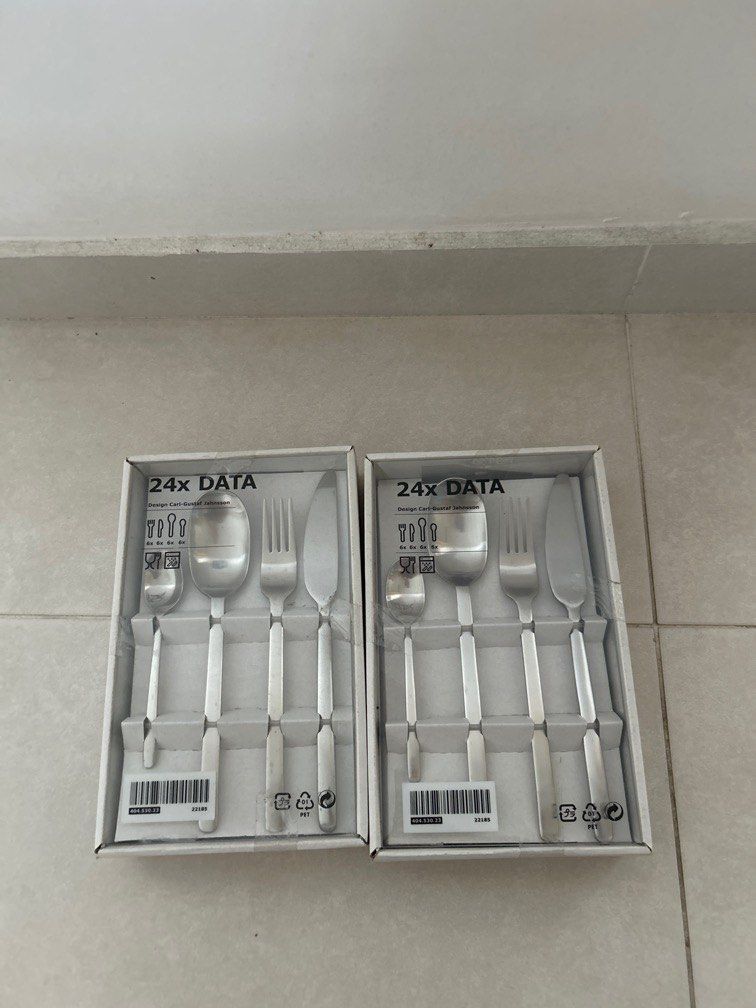 24pc ikea cutlery set