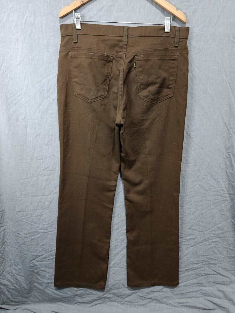 80s Levis sta-prest 517 bootcut (Category: Trousers) located in Baguio. Submitted by used_clothing2600 (Listing ID 1441729387, Image 2). Description: 90s Levis sta-prest 517 bootcut Made in USA Verygood condition Minimal signs of usage Size 36 Measurements Waist 18 inches Front rise 12.5 Thigh 12.5 Length 42 Leg opening 9.5 P 1,800.