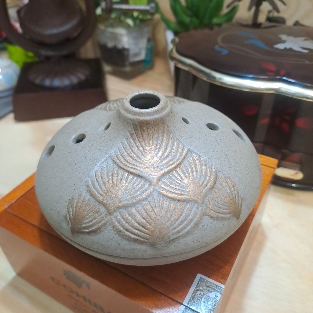 常 香爐 家用 創意陶沙盤香爐線香插香座家用室內蓮花香薰爐