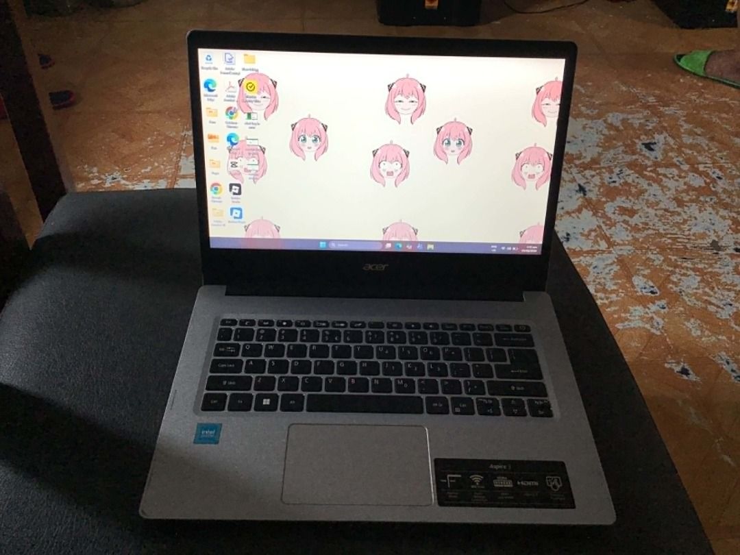 Acer Laptop Aspire 3 A314 (Category: Laptops & Notebooks) located in Caloocan City. Submitted by pamelaaustria (Listing ID 1441678178, Image 1). Description: - Acer Laptop - Intel Celeron N4500 Processor - 4GB RAM - 238GB Storage - Windows 11 - 14-inch Screen - Ideal for everyday tasks and browsing - Selling as is -Price: 10k (negotiable).
