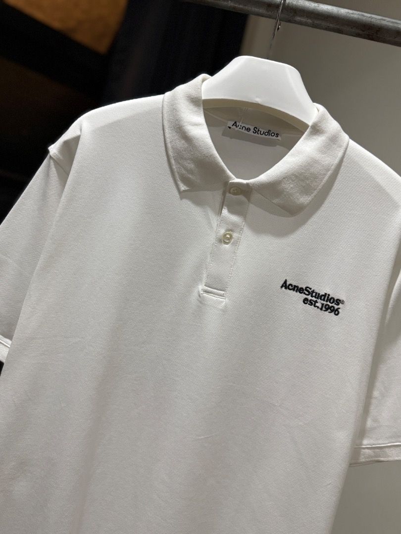 Acne Studios Polo Shirt (White) (Category: Tshirts & Polo Shirts ) located in Rizal. Submitted by Dad.from.MNL (Listing ID 1441649796, Image 3). Description: Available sizes? Dimes? Price? ➡️ www.dad-from-mnl.com.