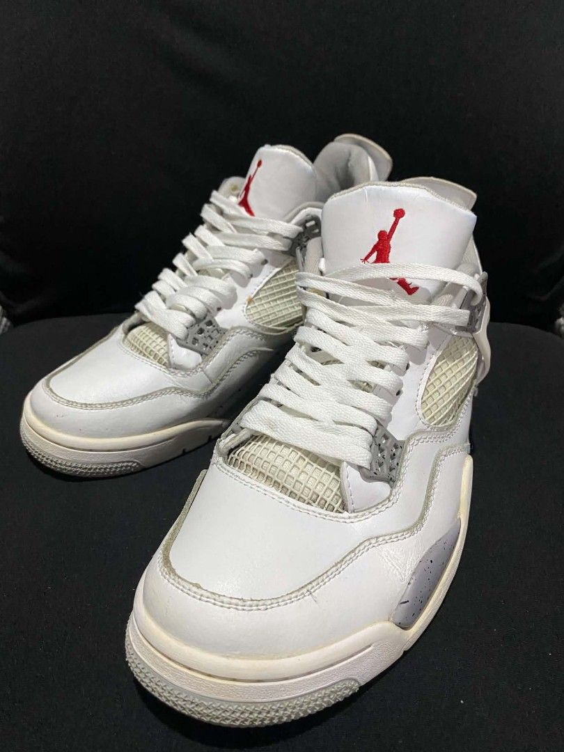 Air Jordan 4 White Cement (Category: Sneakers) located in Cagayan de Oro. Submitted by buchick1015 (Listing ID 1441695548, Image 1). Description: FS: Air Jordan 4 White Cement Size: US 10.5 EUR 45 has some sign of usages but still on good condition RFS: Decluttering Location: Uptown, CDO if outside cdo for shipping just add 100 for shipping fee...