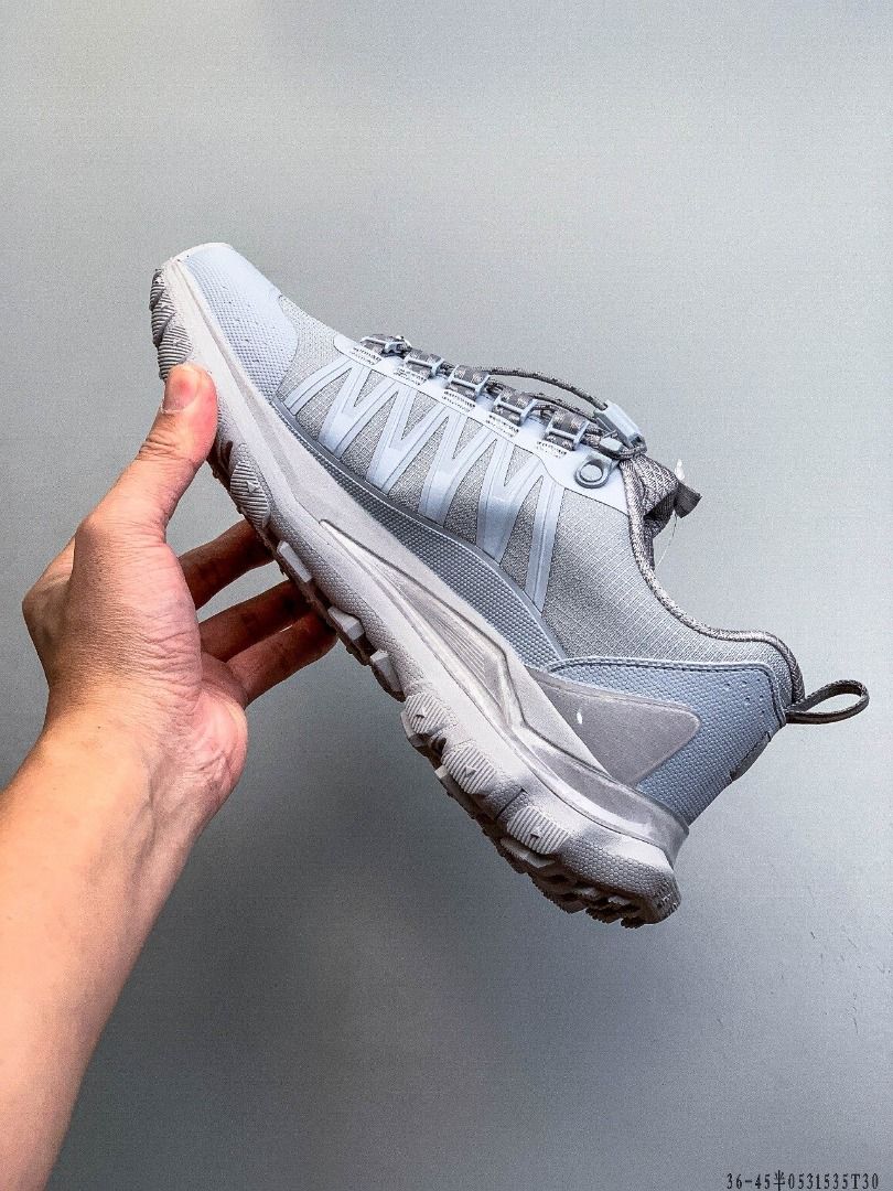 Alo Grey Mesh Outdoor Hiking Trail Sneakers (Category: Sneakers) located in Singapore. Submitted by kenji.motors (Listing ID 1441654612, Image 3). Description: 👟 Premium Footwear – Fresh Drops! 👟 🤍 Free Doorstep Delivery | We cover the shipping for you! 🍀 Brand New | All sizes (35-45) currently in stock. 💞 Bundle Deal | Grab a second pair and enjoy a special discount! ✨ Authenticity | 100% original factory outlet quality with full packaging.