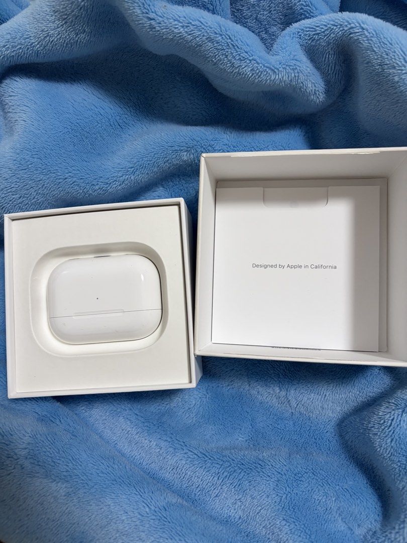 Apple AirPods Pro (2nd generation) with MagSafe Case (Category: Earphones) located in Manila. Submitted by blueivy. (Listing ID 1441692824, Image 3). Description: - AirPods Pro (2nd generation) - Brand new - MagSafe Charging Case (USB-C) - Includes original box - Selling due to upgrade.