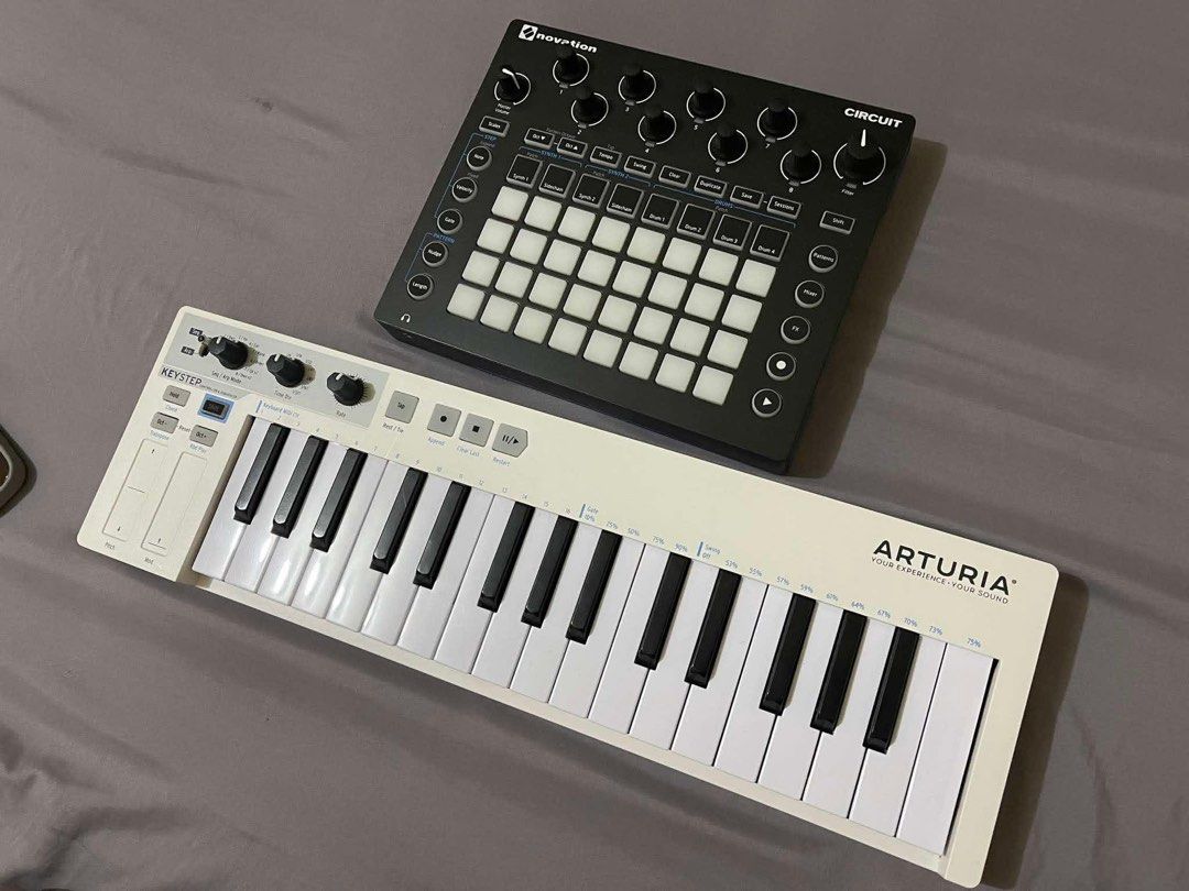 Arturia KeyStep & Novation Circuit (Category: Musical Instruments) located in Manila. Submitted by jobmahmen123 (Listing ID 1441654774, Image 1). Description: REPRICED!! GROOVEBOX For Sale. Complete parts. Good as new. Rarely used. Novation - 13k (almost new) Arturia keystep - 5(almost new) Negotiable aspack.