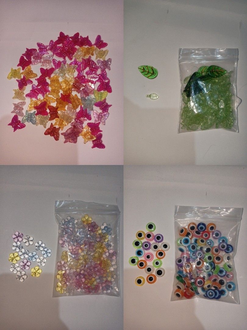 Assorted Beads/Charms Decluttering Sale (Category: Craft Supplies & Tools) located in Lubao. Submitted by helloangel6969 (Listing ID 1441736329, Image 2). Description: hii decluttering sale + FREE SHIPPING !! for only 2k pesos (can nego, just lmk ur offer) - rfs: decluttering. - w freebies (dm for freebies) - can send vids for legit checking, we can also transact on my ra (fb/ig) - strictly payment first. but will mail ur package right away via J
