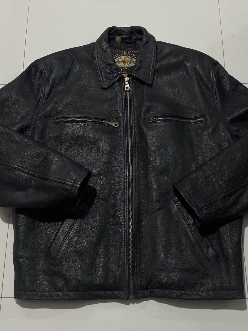 Authentic Colebrook Leather Jacket For Men’s, L on Tag, Dimes are 16 X 29 (Category: Coats, Jackets and Outerwear) located in Santo Tomas. Submitted by jedrick_apparels_herritage (Listing ID 1441656904, Image 2). Description: Location Pampanga Payment First GCASH X JNT Courier Pwedeng LBC COP/COD Basta Down payment atleast 300 Pesos Pa check nalang po sizing sa pictures bago bilhin, no refund no exchange kaya paki pilian mabuti sukatin mo ung pan