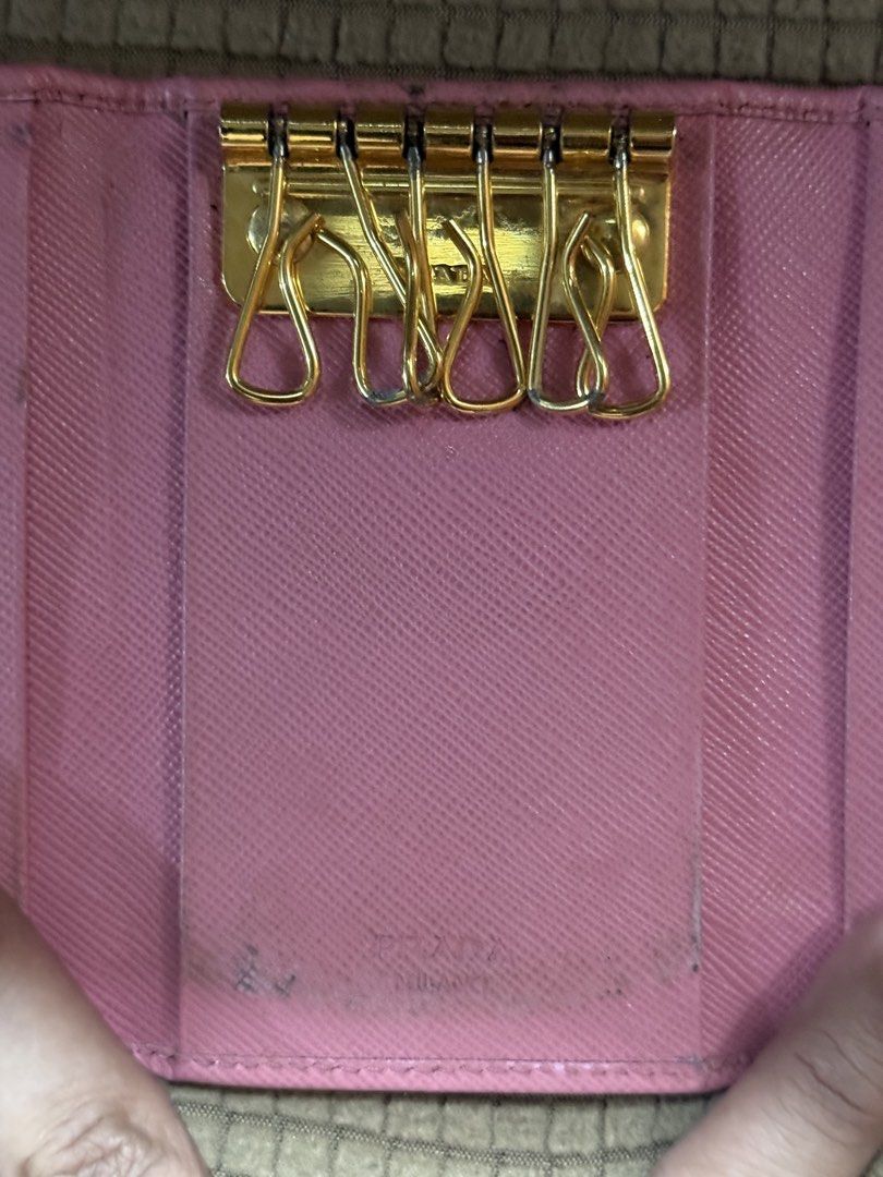 Authentic Prada key holder wallet (Category: Luxury Bags & Wallets) located in Manila. Submitted by reg08 (Listing ID 1441678785, Image 2). Description: .