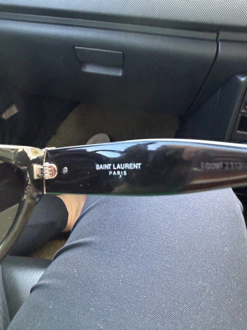 Authentic YSL sunglasses (Category: Sunglasses & Eyewear) located in Kota Kinabalu. Submitted by jill8128 (Listing ID 1441663283, Image 3). Description: Saint Laurent (YSL) SL M94 003 sunglasses,with cases only. Authentic wore only twice.