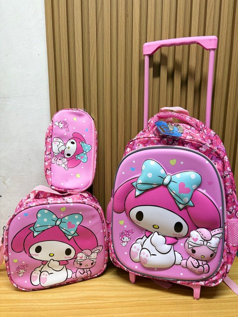 Back to school Bag set for kids (Category: Backpacks) located in Quezon City. Submitted by stuffs.hellyy (Listing ID 1441775061, Image 1). Description: TAKE ALL FOR 1500.