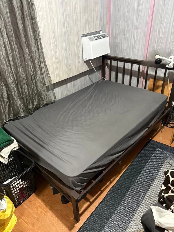 Bed Frame and Mattress (Double) (Category: Bed Frames & Mattresses) located in Manila. Submitted by miczfilomenoo (Listing ID 1441672319, Image 1). Description: For sale! Ambassador Bed Classique (Double) - ₱5,000 Heavy Duty Bed Frame (Metal) - ₱3,000 7k as pack! Manila area.