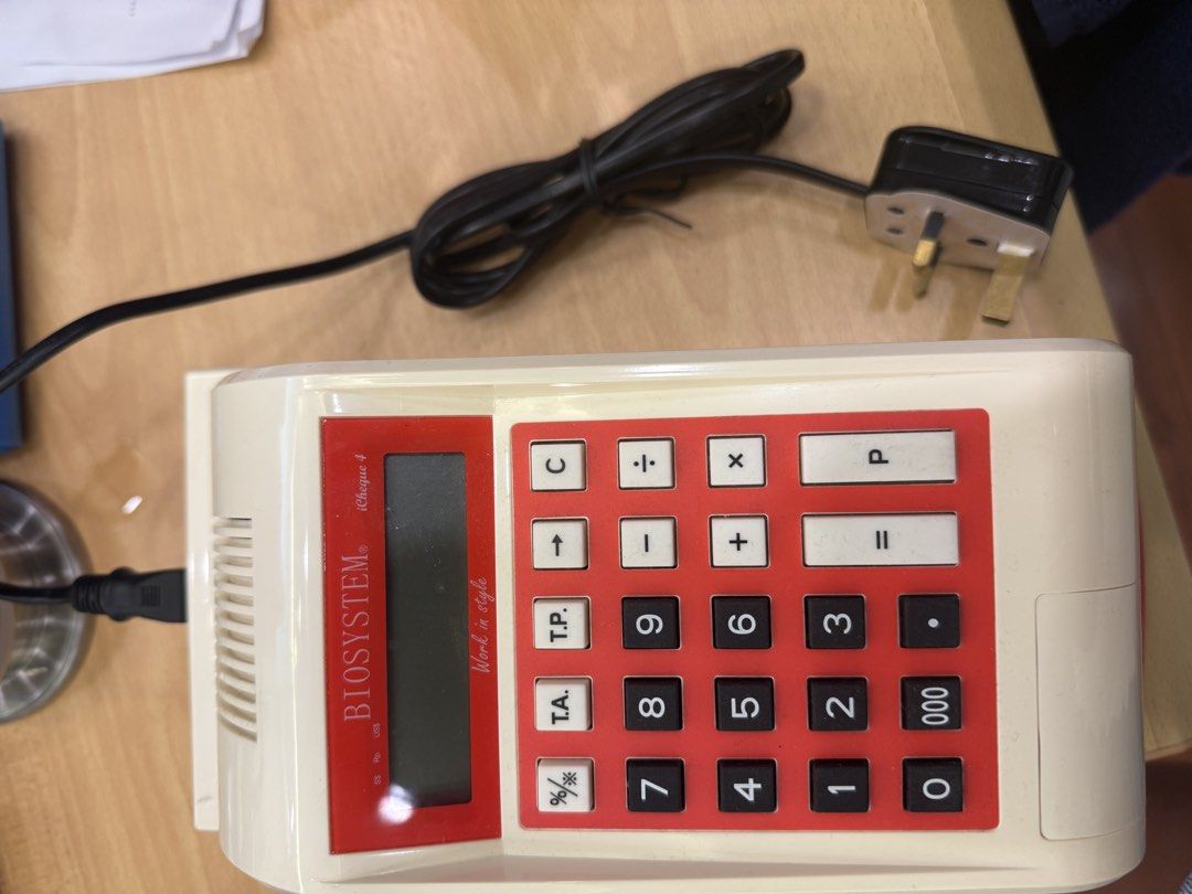 BIOSYSTEM Cheque 4 Calculator with Printer472217541390510080