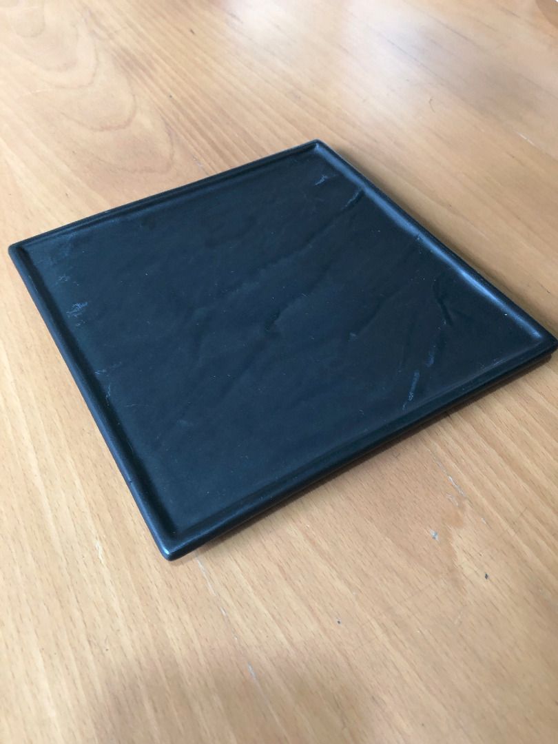Black Square Plates - Set of 15472281378382817281
