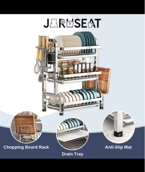 BN Stainless Steel Dish Rack 3 Layer472392342354667521