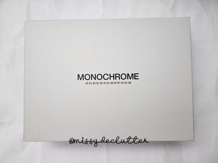BTS Monochrome Storage Box (Category: K-Wave Merchandise) located in Makati City. Submitted by missydeclutter (Listing ID 1441591951, Image 1). Description: - BTS MONOCHROME Foldable Storage Box - Dimensions: 36.2 x 28.2 x 26.3 cm - Material: PP (Polypropylene) - Brand new. Sealed. (with freebie fanmade photocards) RFS: Decluttering and letting go of some personal BTS merch collection MOP: Cash if meet-up; PAYO if delivery (SF c/o buyer).