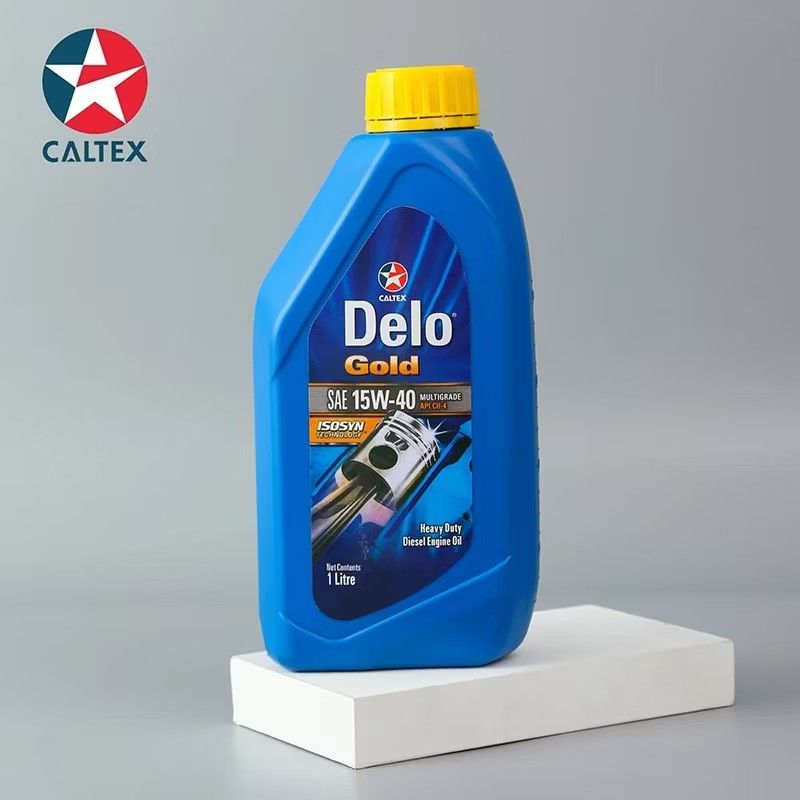 CALTEX DELO GOLD SAE 15W-40 (Category: Announcements) located in Las Pinas. Submitted by triplej_10 (Listing ID 1441617682, Image 1). Description: Experience superior engine protection with Caltex Delo Gold 15W-40 Heavy Duty Diesel Engine Oil. his oil is expertly crafted with ISOSYN technology, delivering outstanding cleanliness, wear resistance, and performance for your diesel engines. Whether you're driving a commercial vehicle, operating agric