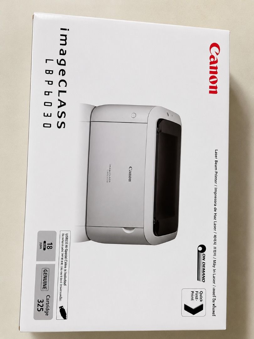 Canon imageCLASS LBP6030 Monochrome Laser Printer | Compact & Efficient Desktop Printer | Includes Genuine Cartridge 325 (Category: Printers, Scanners & Copiers) located in Quezon City. Submitted by cartridgeph626 (Listing ID 1441681893, Image 2). Description: For Sale: Canon imageCLASS LBP6030 Monochrome Laser Printer Boost your productivity with the Canon imageCLASS LBP6030, a reliable and compact monochrome laser printer designed for home offi
