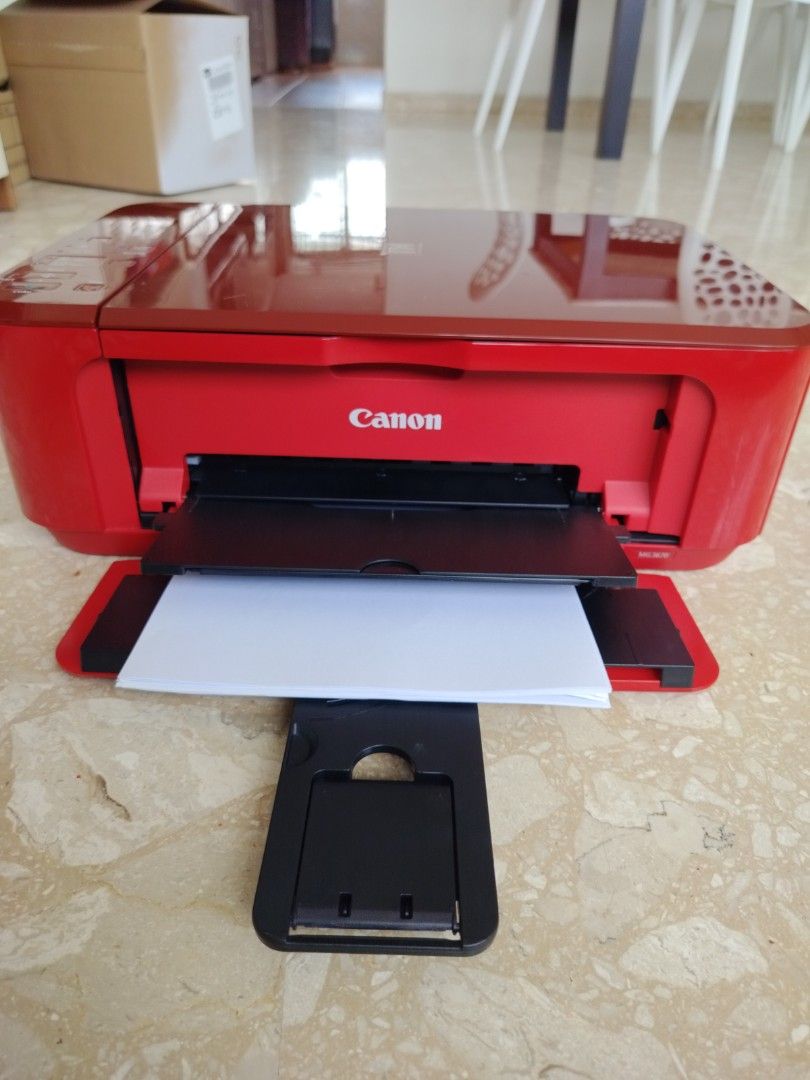 Canon MG3670 Red All-in-One Printer Scanner Copier471979968965519362