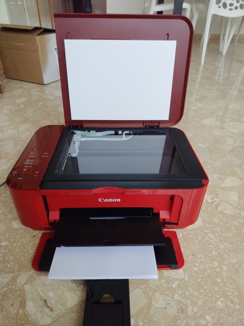 Canon MG3670 Red All-in-One Printer Scanner Copier471979968965519364
