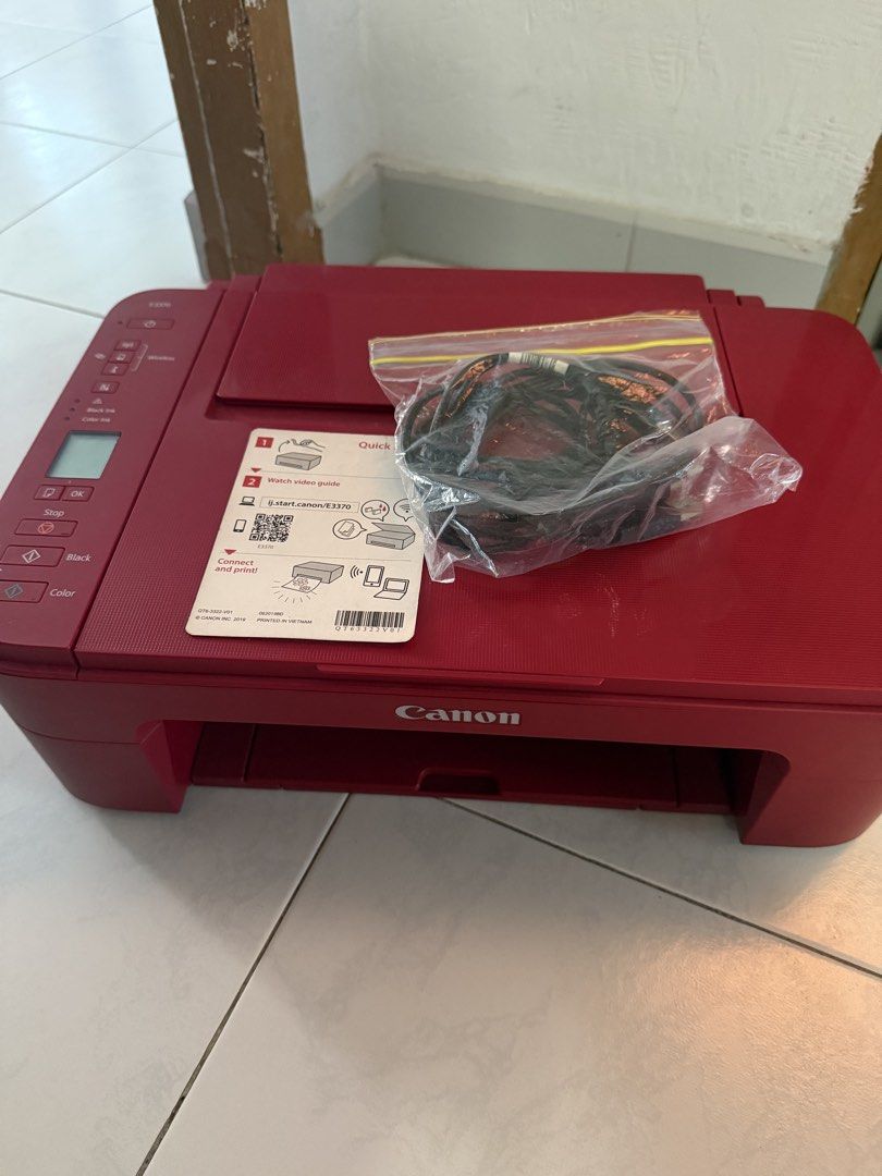 Canon Multifunction Printer E3370 Red472218452466739200