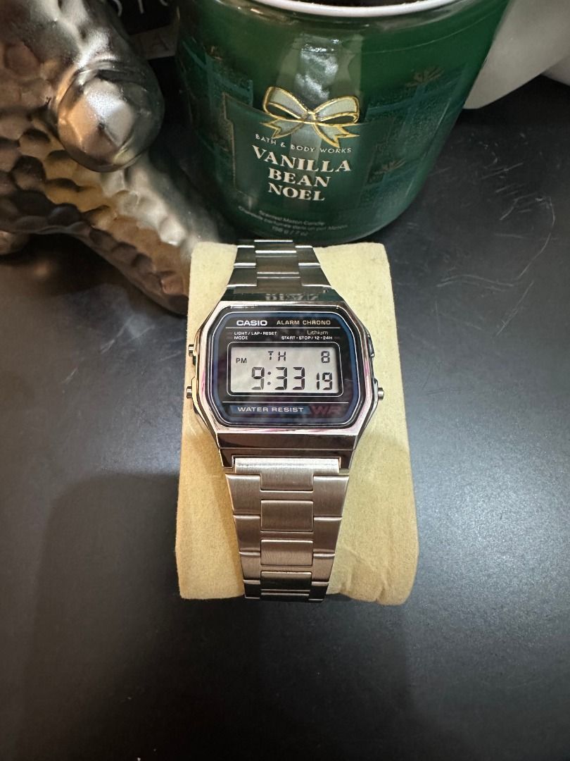 Casio Classic Digital Watch A158WA | Retro Style | Fully Working (Category: Men's Watches) located in Caloocan City. Submitted by mauandroxy_shop (Listing ID 1441670007, Image 1). Description: Selling an original Casio Classic Stainless Digital Watch, a timeless piece known for its minimalist retro design and everyday reliability. ✔️ Stainless steel case & bracelet ✔️ Screen is clear and easy to read ✔️ All functions working properly ✔️ Clean and