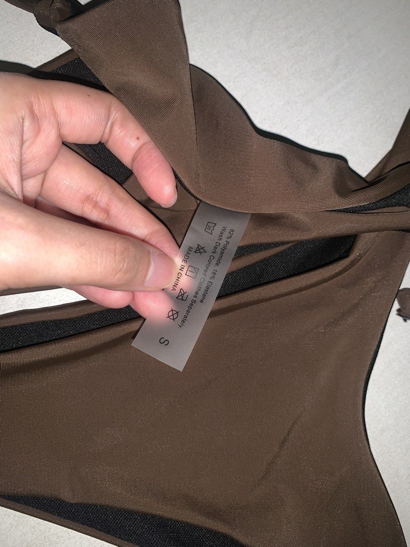chocolate brown bikini bottoms ONLY (Category: Bikinis & Swimsuits) located in Pasig City. Submitted by buyfromrubyjane (Listing ID 1441705829, Image 2). Description: ✨ brand new, never used ✨ size small (can also fit xs) ✨ bottoms only (top not included) ✨ rfs: bought the wrong size .