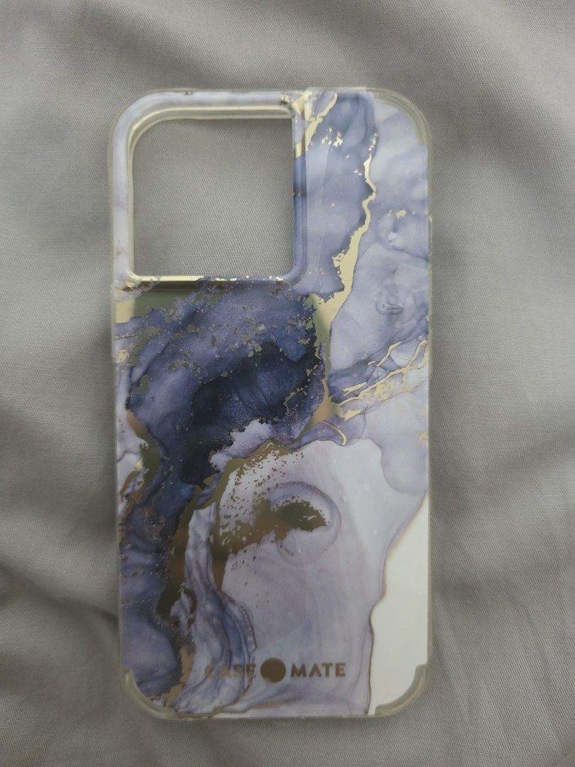 CLEARANCE CaseMate iPhone 13 Pro Case - Marble (Category: Cases & Sleeves) located in Singapore. Submitted by qcheesecat (Listing ID 1441717614, Image 1). Description: CLEARANCE CaseMate iPhone 13 Pro Case - Marble Marble design (purple/blue/gold). 10ft drop protection. Easy grip. Can bundle with other cases in my listing for better exclusive deal! Multiple units available!! dm for self collection locations, +$2 for local shipping..