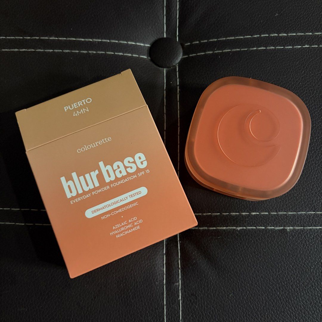 Colourette Cosmetics Blur Base Powder (PUERTO) (Category: Makeup) located in Bulacan. Submitted by puzzles_piece (Listing ID 1441653657, Image 2). Description: Brand new / unused Shade: Puerto.