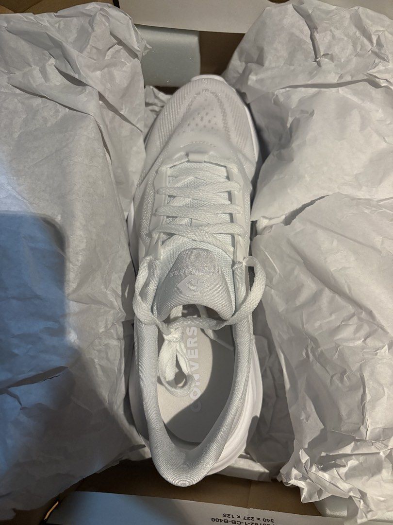 Converse Day One Runner Ox White Running Shoes (Category: Sneakers) located in Manila. Submitted by trustedseller1902 (Listing ID 1441748499, Image 3). Description: - White Converse Day One Runner Ox - Size: US Men's 9 / US Women's 10.5 - Includes original box - Perfect for running or everyday casual wear.