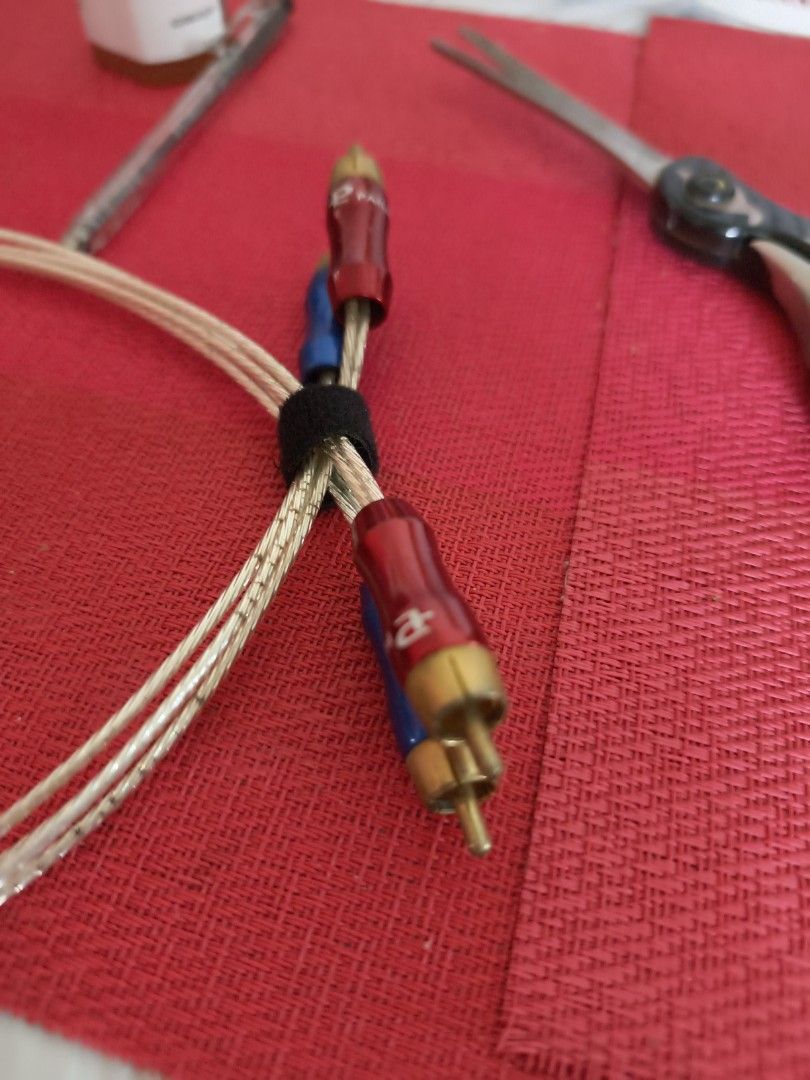 Custom Silver cable audiophile audio RCA475780222110945283