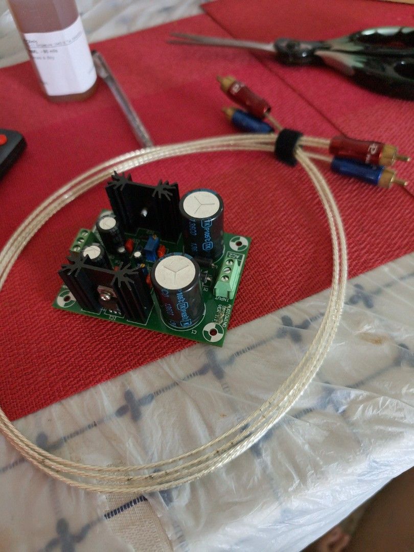 Custom Silver cable audiophile audio RCA