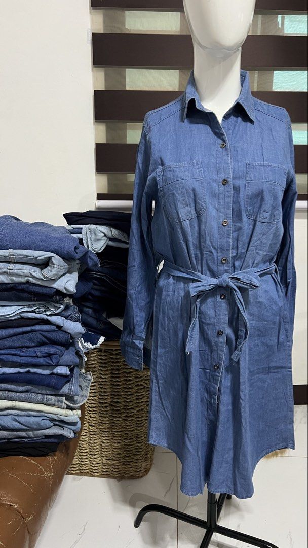 Denim Dress take all (Category: Dresses) located in Rizal. Submitted by vienselle (Listing ID 1441659163, Image 3). Description: UKAY BUNDLE FOR SALE 📦 60 pcs bundle for only ₱3,000 👗denim dresses w/free denim top Reason for selling: No longer have time to manage it. Perfect for resellers or anyone starting an ukay business 💕 Message me if interested!.