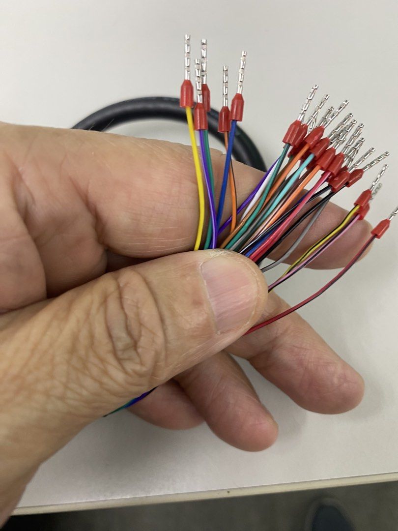DB9 Serial to Wire Breakout Cable Adapter (Category: Cables & Adaptors) located in Singapore. Submitted by gentlerabbit_6fd66f (Listing ID 1441588430, Image 3). Description: - DB9 male connector - Individual wires with crimp pins - 0.5 meter cable length - Ideal for custom wiring and screw terminals - Multiple colors for easy identification - Tested and working 15 and 25 ways 10 sets.