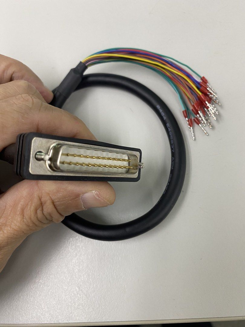 DB9 Serial to Wire Breakout Cable Adapter (Category: Cables & Adaptors) located in Singapore. Submitted by gentlerabbit_6fd66f (Listing ID 1441588430, Image 2). Description: - DB9 male connector - Individual wires with crimp pins - 0.5 meter cable length - Ideal for custom wiring and screw terminals - Multiple colors for easy identification - Tested and working 15 and 25 ways 10 sets.