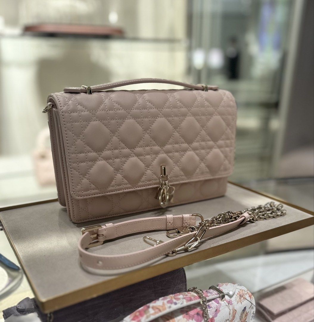 Authentic Dior Sakura Pink Bag (Category: Luxury Bags & Wallets) located in Pasig City. Submitted by 2ndluxe (Listing ID 1441602493, Image 2). Description: Dior Bag Condition: Brandnew Style: My Dior Top Handle Bag (Pink) Place and year purchased: Dior Osaka Japan, 2024 Inclusion: Complete set Retail Price: P250,000 Selling Price: P220,000 .