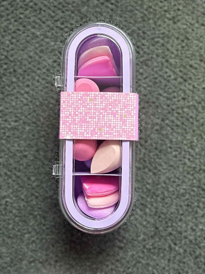 Brand New Disco Glam Makeup Sponge Set (Great Value) (Category: Makeup) located in Pasig City. Submitted by whiteglove (Listing ID 1441736050, Image 2). Description: Brand new OXX Disco Glam makeup sponge set for sale. 💜 Perfect for makeup lovers 💜 12 flat and egg-shaped sponges 💜 Comes in a cute, sturdy organizer with dividers TO ORDER: Please make an offer- see listed price. Cashless payment only 🙂 Maya or GoTyme SHIPPING: The item is avail