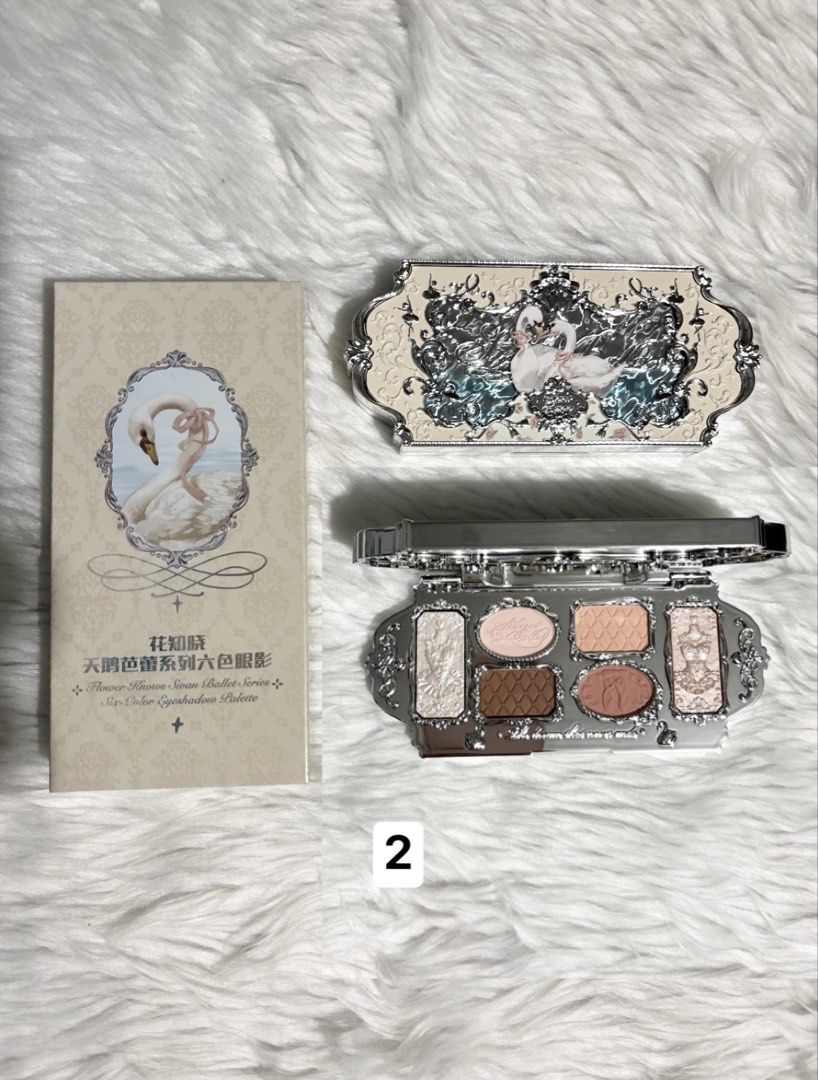 Flower Knows Eyeshadow Palettes (Category: Makeup) located in Cavite. Submitted by 3yaaa018 (Listing ID 1441687771, Image 3). Description: FS BRAND NEW FLOWER KNOWS EYESHADOW! BELOW SRP! 1.) Flower Knows Eye Shadow Palette Strawberry Cupid Makeup Palette (Shade: 02 Strawberry Black Currant) - ₱750 (orig price: ₱2,461) - SOLD‼️ 2.) Flower Knows Swan Ballet Eyeshadow Palette (Shade: 01 White Swan) - ₱750 (orig price: ₱2,154) - SOLD‼️ 3.) Flower Kno