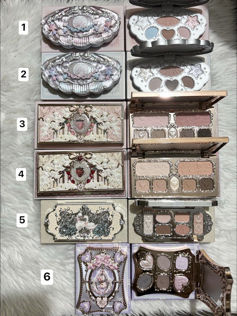 Flower Knows Eyeshadow Palette Makeup (Category: Makeup) located in Cavite. Submitted by 3yaaa018 (Listing ID 1433141188, Image 1). Description: 🌸 1. Flower Knows Shell's Jewel (Shade: 02 Marine Shell - 1 pc avail) - SOLD‼️ ₱750 original price: ₱2,114) 🌸 2. Flower Knows Shell's Jewel (Shade: 01 Moonlight Pearl - 1 pc avail) ₱750 (og price: ₱2,114) 🌸 3. Flower Knows Strawberry Cupid (Shade: 02 Strawberry Black Currant - 1 pc avail) - SOLD‼️ ₱75