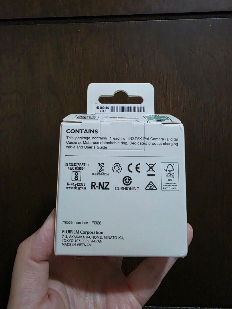 Fujifilm Instax Pal Digital Camera - Milky White (Category: Cameras) located in Lipa City. Submitted by carmeladrr (Listing ID 1441611747, Image 2). Description: Capture memories with the Fujifilm Instax Pal digital camera in Milky White! Package includes camera, multi-use lens/shutter ring, and charging cable. Requires Instax Link printer for printing. FREE SF.