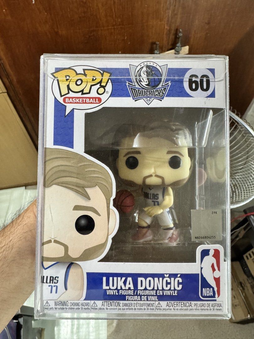 Funko Pop Luka Doncic #60 OG (Category: Designer & Blind Box Toys) located in Paranaque City. Submitted by chestercadizon (Listing ID 1441713823, Image 1). Description: - Funko Pop! Figure: Luka Doncic NOOB 9/10 Can send more pictures if requested FREE PROTECTOR INCLUDED! MOP: Gcash Maya Bank Transfer MOS: Meetup Lalamove LBC COD.