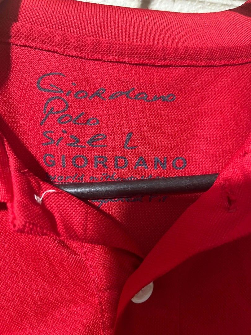 GIORDANO POLO (Category: Tshirts & Polo Shirts ) located in Manila. Submitted by thirdyy._ (Listing ID 1441740773, Image 3). Description: NEGOTIABLE.