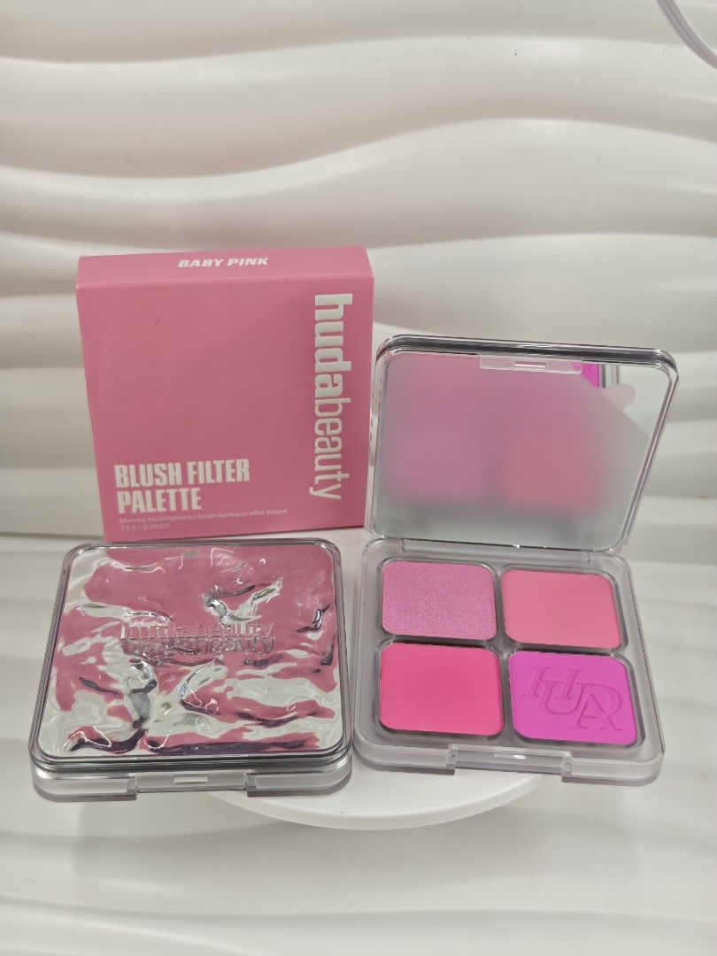 Huda Beauty Blush Filter Blurring Blushlighter Palette (Category: Makeup) located in Rizal. Submitted by wiseowl_765825 (Listing ID 1441606688, Image 1). Description: Shade : Baby Pink 💯 % original from Sephora.